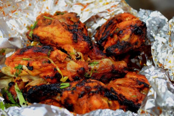 baked chicken in foil