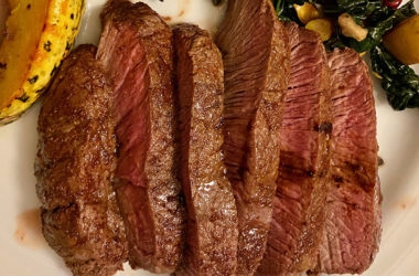 chipotle-cacao rubbed skillet sirloin filet