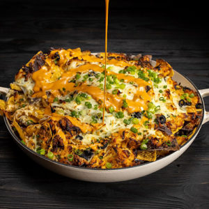 buffalo chicken nachos