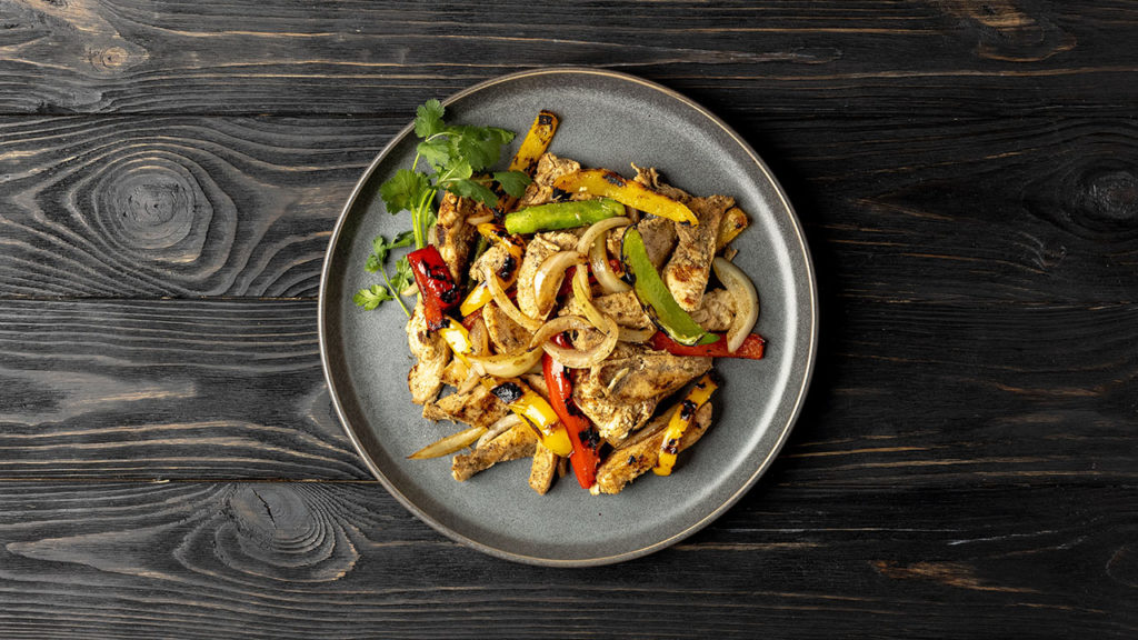 bb complete chicken fajita