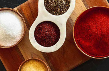 mixed spices for homemade seasoning