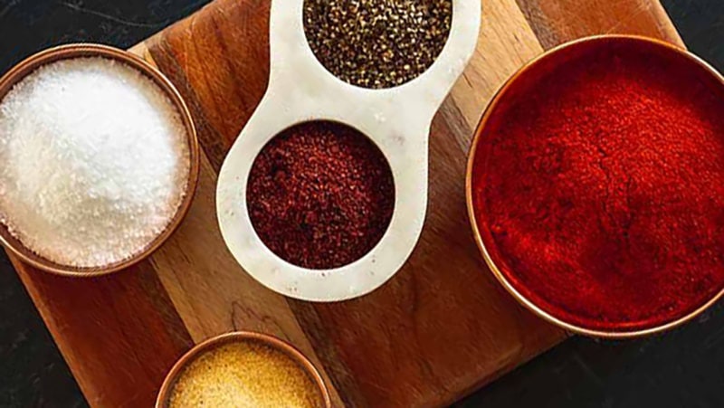 mixed spices for homemade seasoning