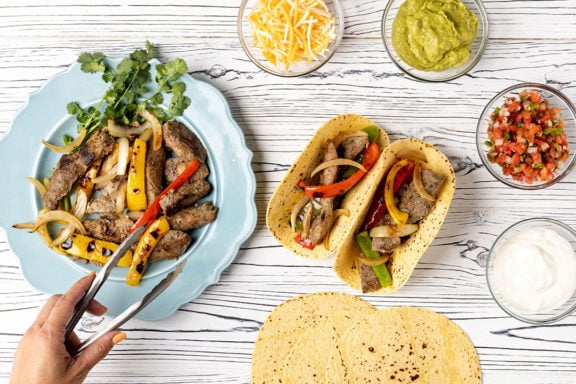 bb complete pork fajitas