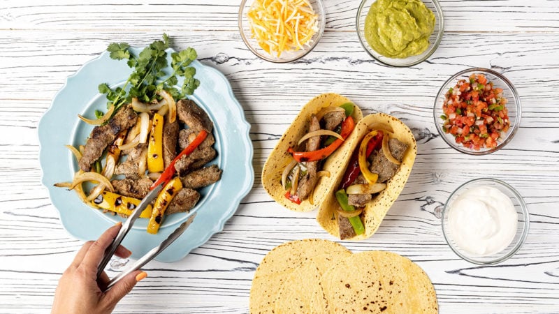 bb complete pork fajitas