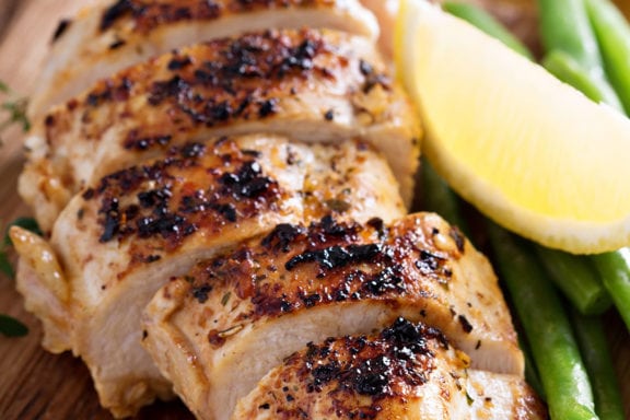 thyme lemon roasted chicken