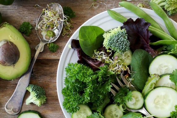 avocado and greens keto