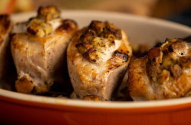 baked stuffed pork chops
