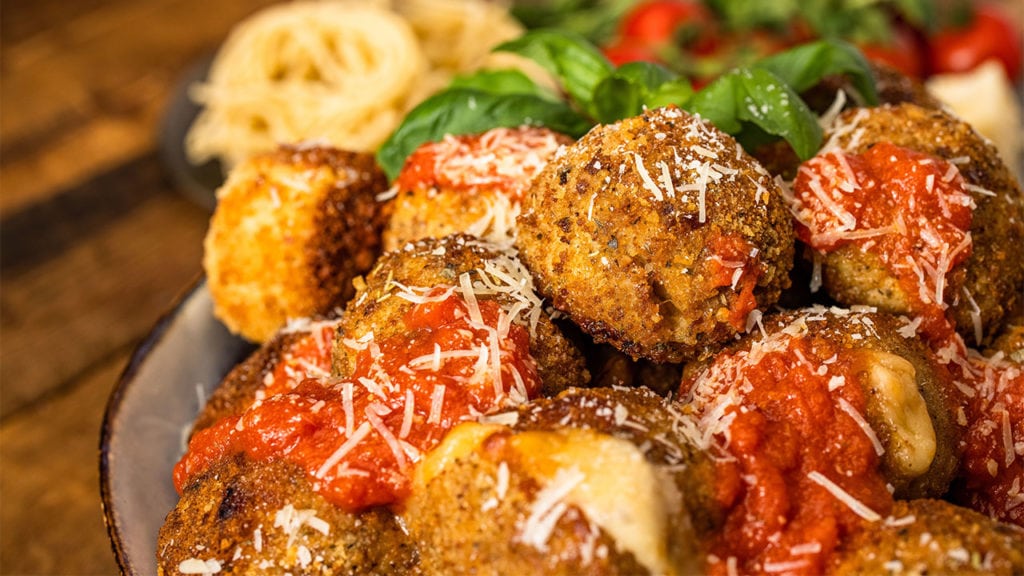 chicken parm meatball