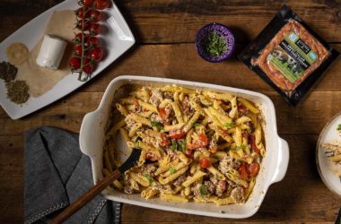 sausage and roasted tomato pasta