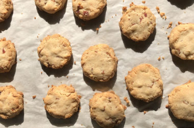 bacon shortbread cookies