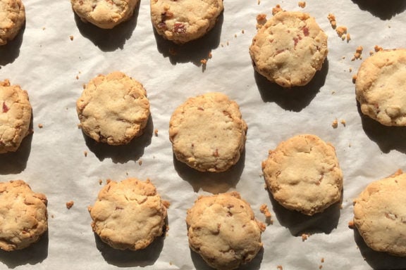 bacon shortbread cookies