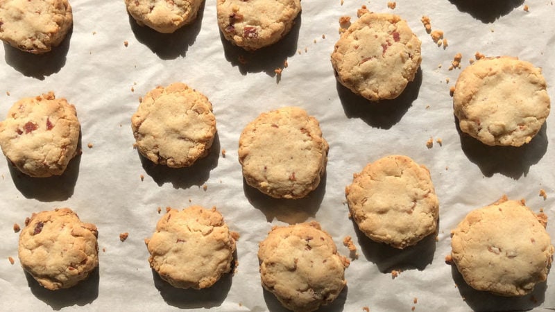 bacon shortbread cookies