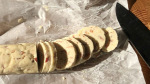 bacon shortbread dough