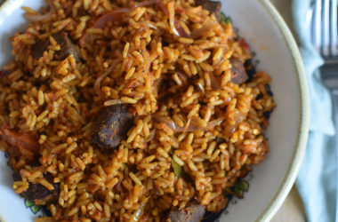 beef jollof rice