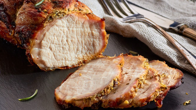 roasted pork loin
