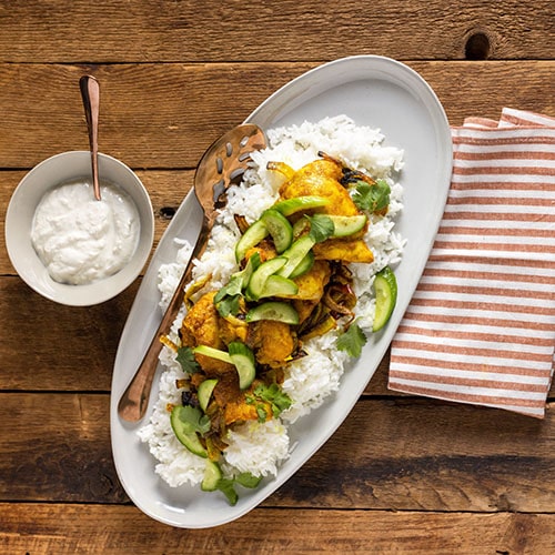 turmeric roasted chicken and rice