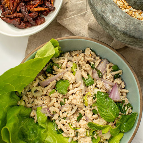 chicken larb recipe