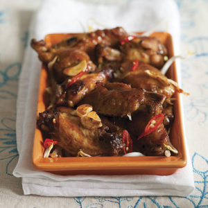 garlic sticky wings by My Little SoHo Kitchen by Michelle Tchea