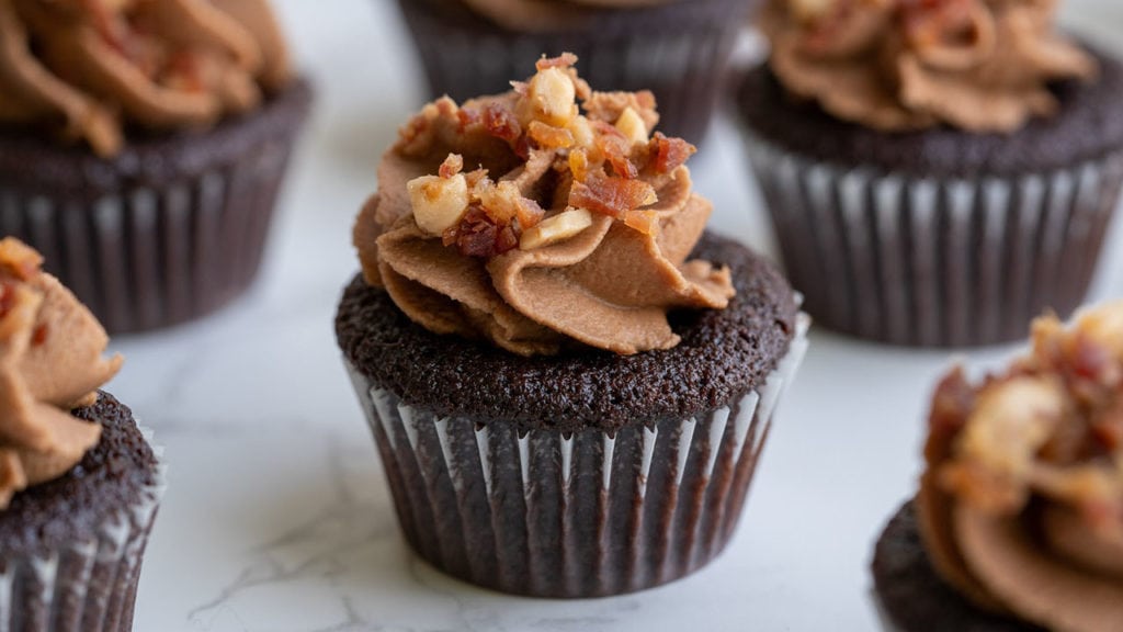 bacon chocolate cupcakes