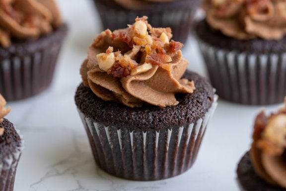 bacon chocolate cupcakes