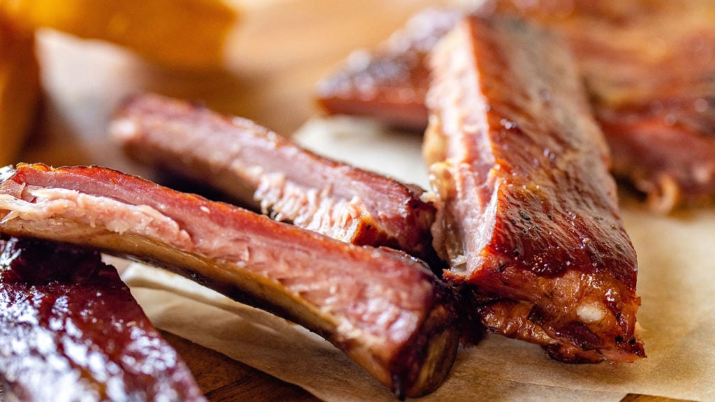barbecue smoked ribs