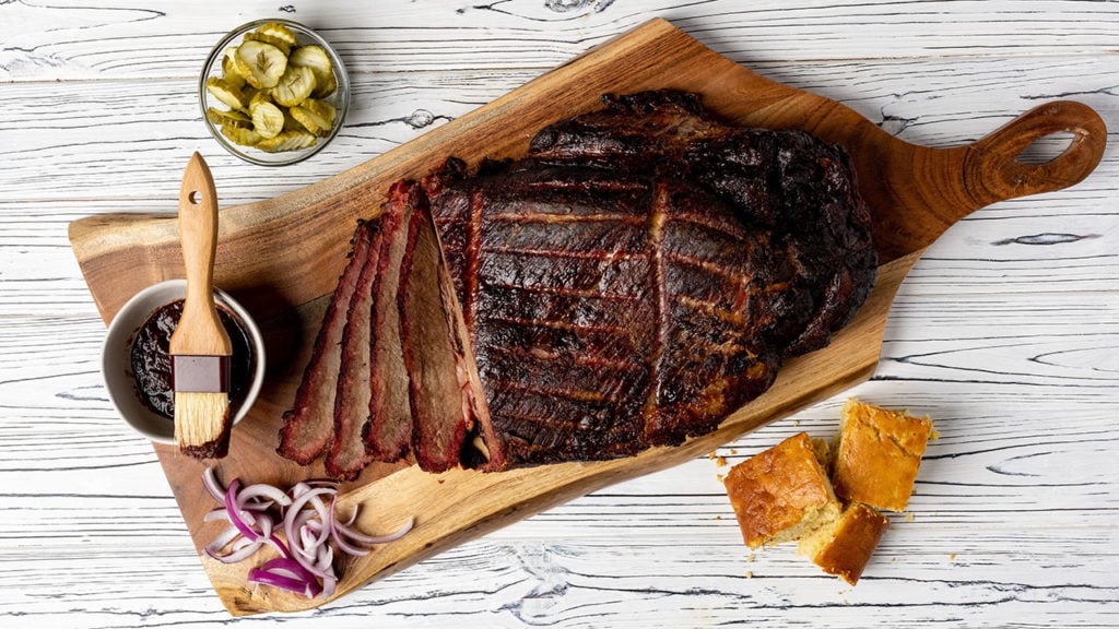pit smoked brisket