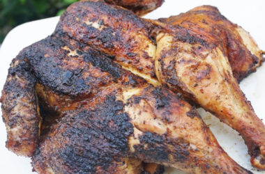 spatchcocked grilled chicken