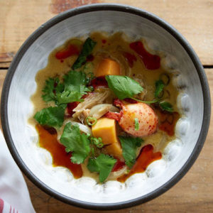 eventide green curry lobster stew
