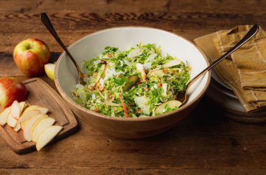 brussels sprout and apple thanksgiving salad