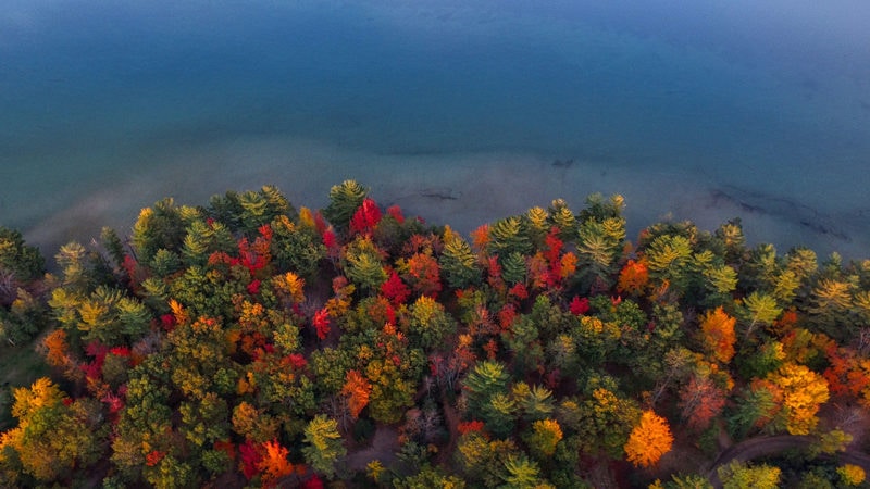 new england fall landscape