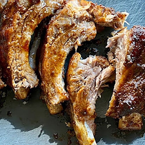 cider glazed ancho chili ribs