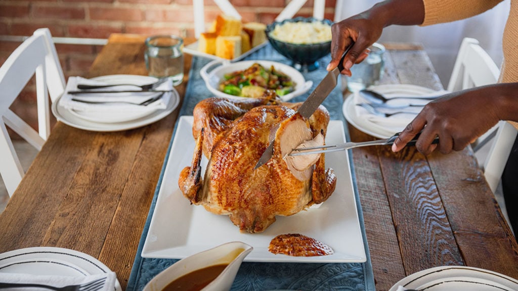 thanksgiving table turkey 2021
