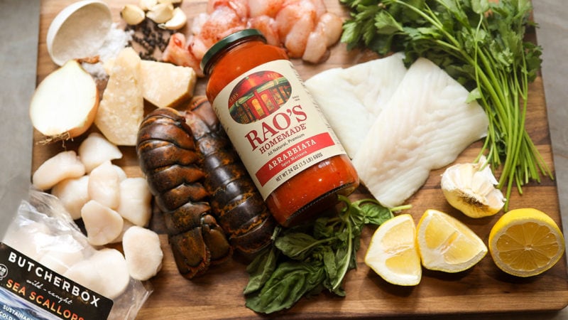 raos arrabbiata butcherbox fish cioppino