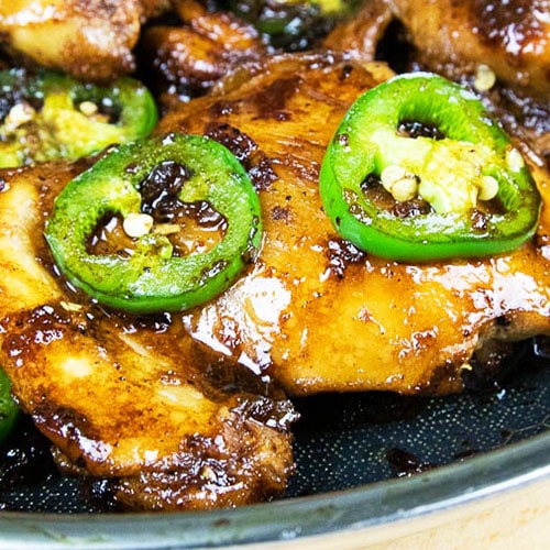 spicy caramel chicken