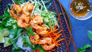 garlic sriracha shrimp