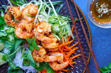 garlic sriracha shrimp
