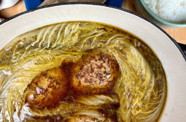 meatballs and cabbage soup