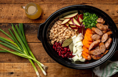 apple sausage and beans stew