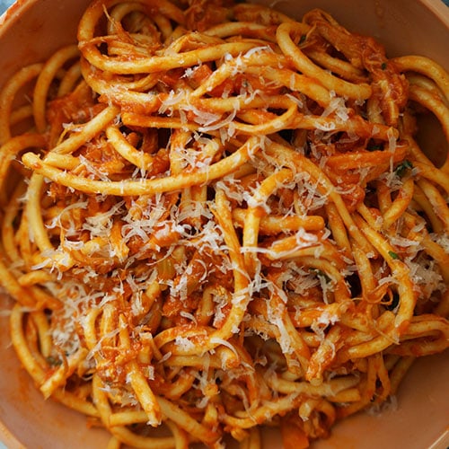 chicken thigh ragu recipe