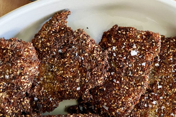 zaatar crusted chicken breast