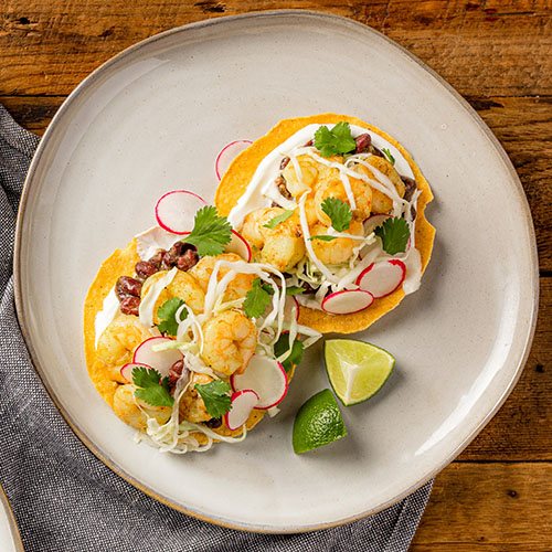 shrimp tostada