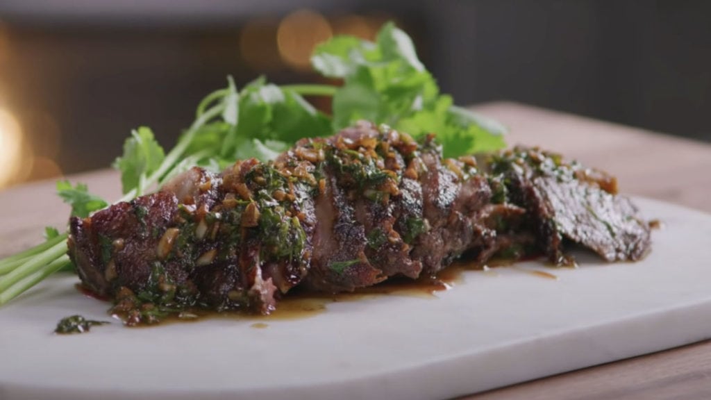 sirloin cap with chimichurri