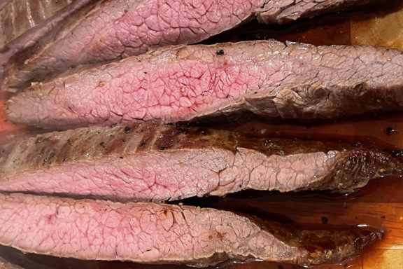 seared flank steak