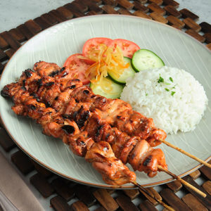 bbq filipino chicken skewers