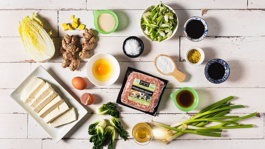 lions head meatball ingredients