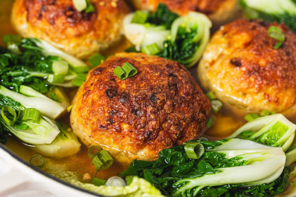 lions head meatballs