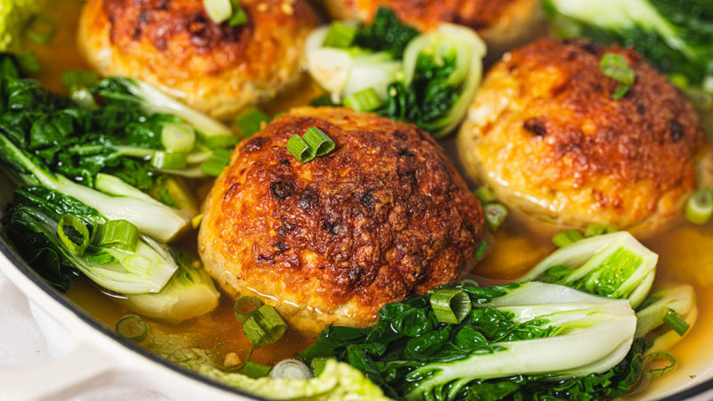 lions head meatballs