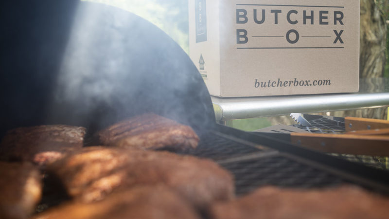 meat smoking and a butcherbox