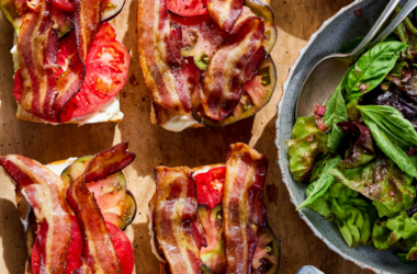Open-faced BLT