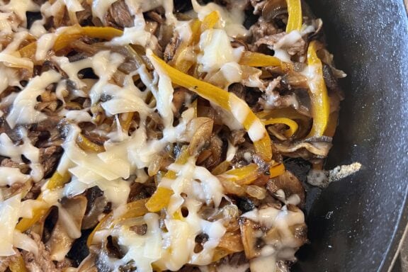 Philly Cheesesteak Skillet
